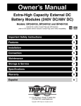 Tripp Lite BP240V32 User's Manual