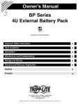 Tripp Lite BP Series User's Manual