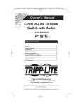 Tripp Lite B036-002-R User's Manual