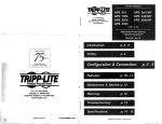 Tripp Lite APS 1024 User's Manual