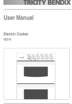 Tricity Bendix SE310 User's Manual