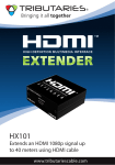 Tributaries HDMI HX101 User's Manual