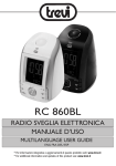 Trevi RC 860 BL User's Manual