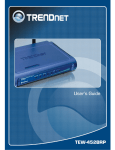TRENDnet TEW-452BRP User's Manual