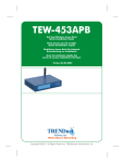 TRENDnet Router TEW-453APB User's Manual
