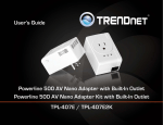 TRENDnet TPL407E2K User's Manual