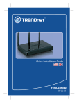 TRENDnet Network Router Wireless Router User's Manual