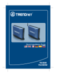 TRENDnet Network Router USB 2.0 & IDE Network Storage Enclosure User's Manual