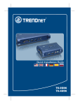 TRENDnet tremdnet tk-409k User's Manual