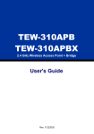 TRENDnet TEW-310APBX User's Manual