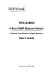 TRENDnet TEG-S4000I User's Manual