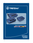 TRENDnet TE100-MP2U User's Manual