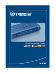 TRENDnet ROUTER TK-408K User's Manual