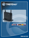 TRENDnet TEW-637AP User's Manual