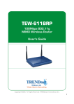 TRENDnet TEW-611BRP User's Manual