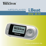 TrekStor i.Beat joy 2.0 User's Manual