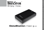 TrekStor DataStation maxi g.u User's Manual