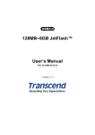 Transcend Information TS128M 8GJF2A User's Manual