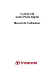 Transcend Information T.PHOTO 720 User's Manual