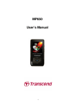 Transcend Information MP850 User's Manual