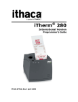 TransAct Technologies ITHERM 280 User's Manual