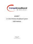Trango Broadband M2400S User's Manual