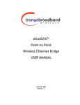 Trango Broadband Atlas5010 User's Manual