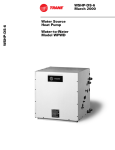 Trane WSHP-DS-6 User's Manual