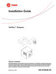 Trane VariTrac Dampers Installation and Maintenance Manual