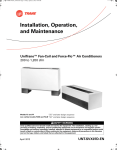 Trane Uni Fan Coil and Force-Flo Installation and Maintenance Manual