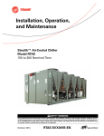Trane Stealth Helical Rotary Model RTAE Installation and Maintenance Manual