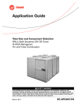 Trane RAUJ CAUJ 20 to 120 Tons Installation and Maintenance Manual