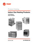 Trane Gas Unit Heaters Catalogue