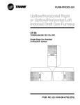 Trane FURN-PRC001-EN User's Manual