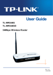 TP-Link TL-WR340GD User's Manual