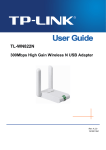 TP-Link TL-WN822N V3 User Guide