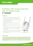 TP-Link TL-WA860RE Data Sheet