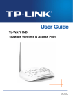 TP-Link TL-WA701ND User's Manual