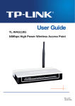 TP-Link TL-WA5110G V1 User Guide