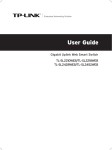 TP-Link TL-SL2210WEB/TL-SL2218WEB User's Manual