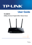TP-Link TD-W8970 V1 User Guide