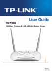 TP-Link TD-W8968 V2 User Guide