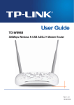 TP-Link TD-W8968 V1 User Guide