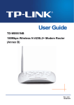 TP-Link TD-W8951NB User's Manual