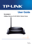 TP-Link TD-VG3511 User's Manual