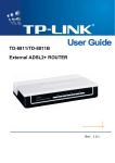 TP-Link TD-8811B User's Manual