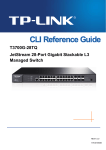 TP-Link T3700G-28TQ CLI Reference Guide
