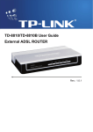 TP-Link TD-8810 User's Manual