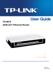 TP-Link TD-8816 User's Manual