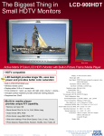 Tote Vision LCD-900HDT User's Manual